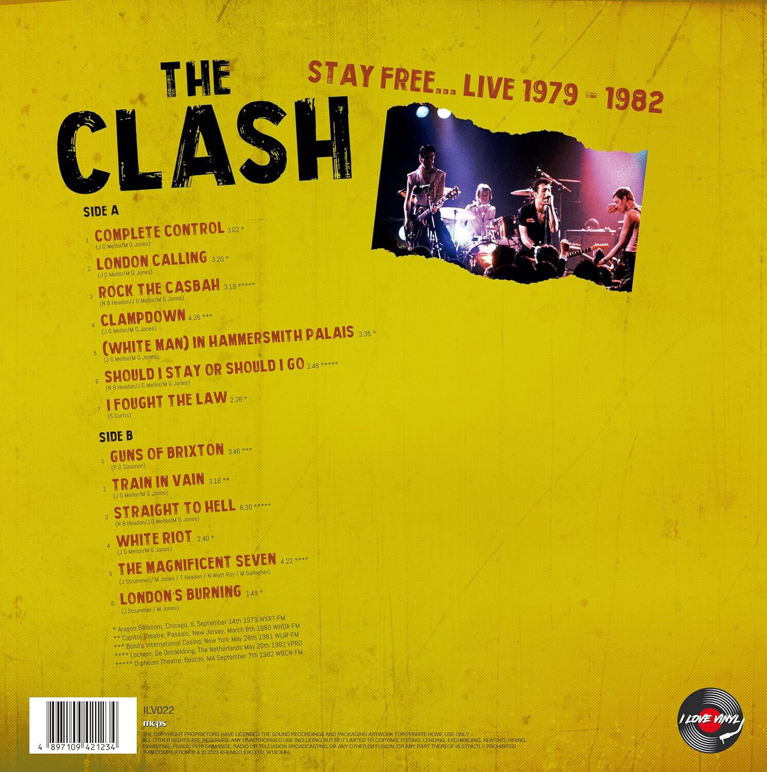 The Clash - Stay Free Live in NYC 1979 - Image 2