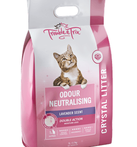 Trouble and Trix Crystal Odour Neutralising Lavender Cat Litter 7L