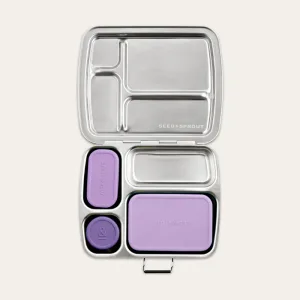 CrunchBox™ Lunch Box | Plum 3 Pot Set