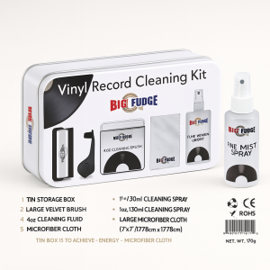Vinyl Record Cleaning Kit in Tin