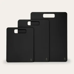 Wood Fibre Chopping Board Trio | Liqourice