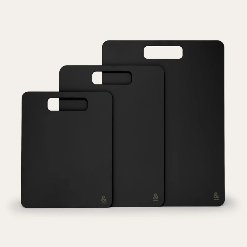 Wood Fibre Chopping Board Trio | Liqourice