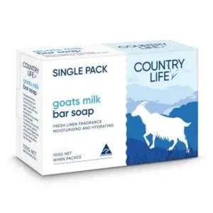 Country Life Fresh Linen with Goats Milk 100gm