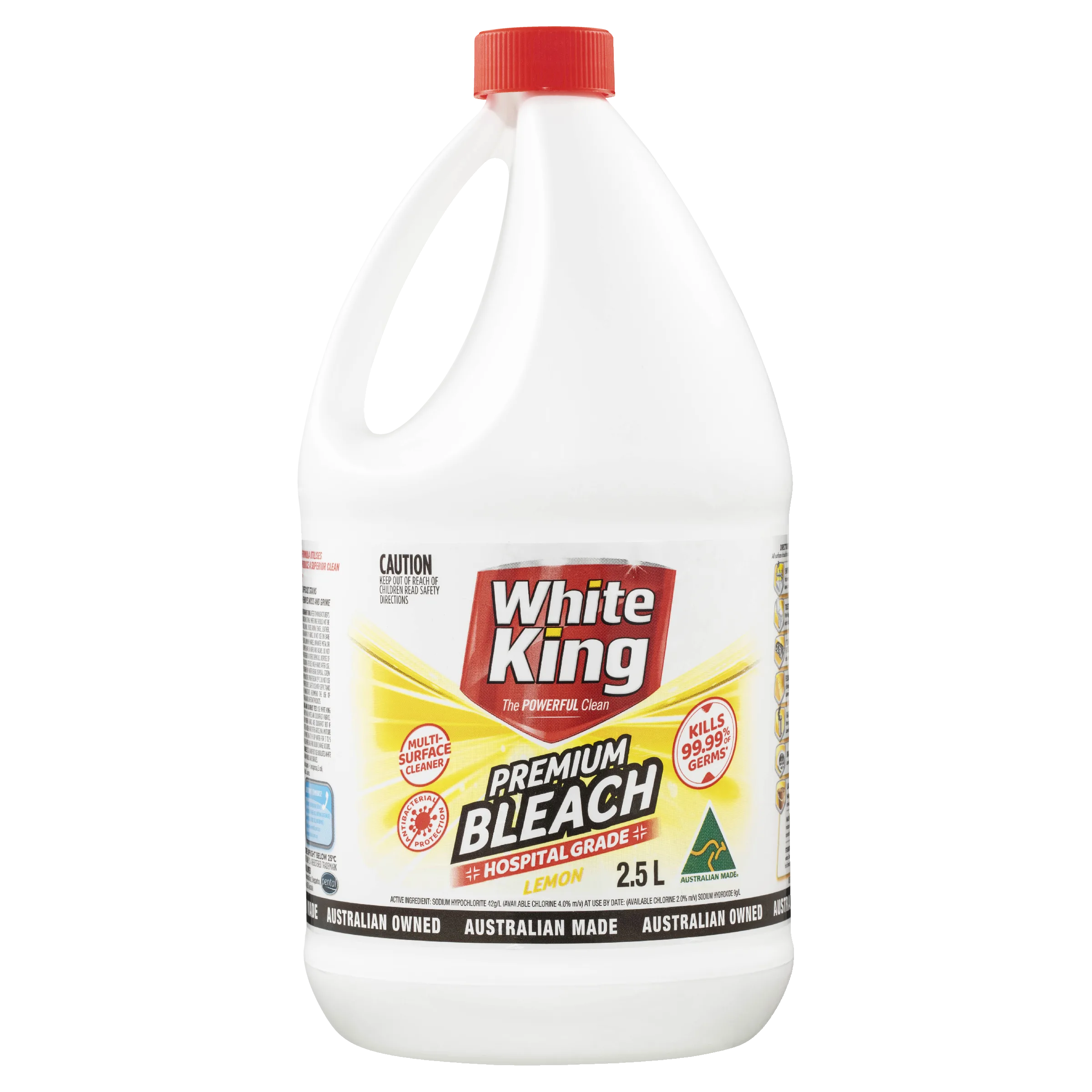 White King Bleach Lemon 2.5L - Image 3
