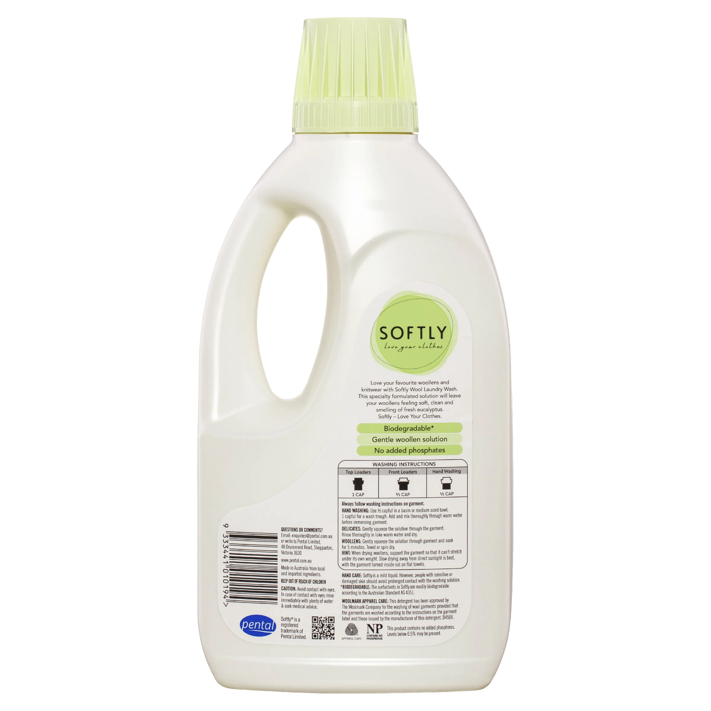 Softly Eucalyptus Wool Wash | 1.25L - Image 3