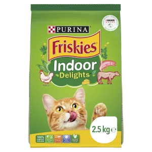 Friskies Adult Indoor Delights Dry Cat Food 2.5kg