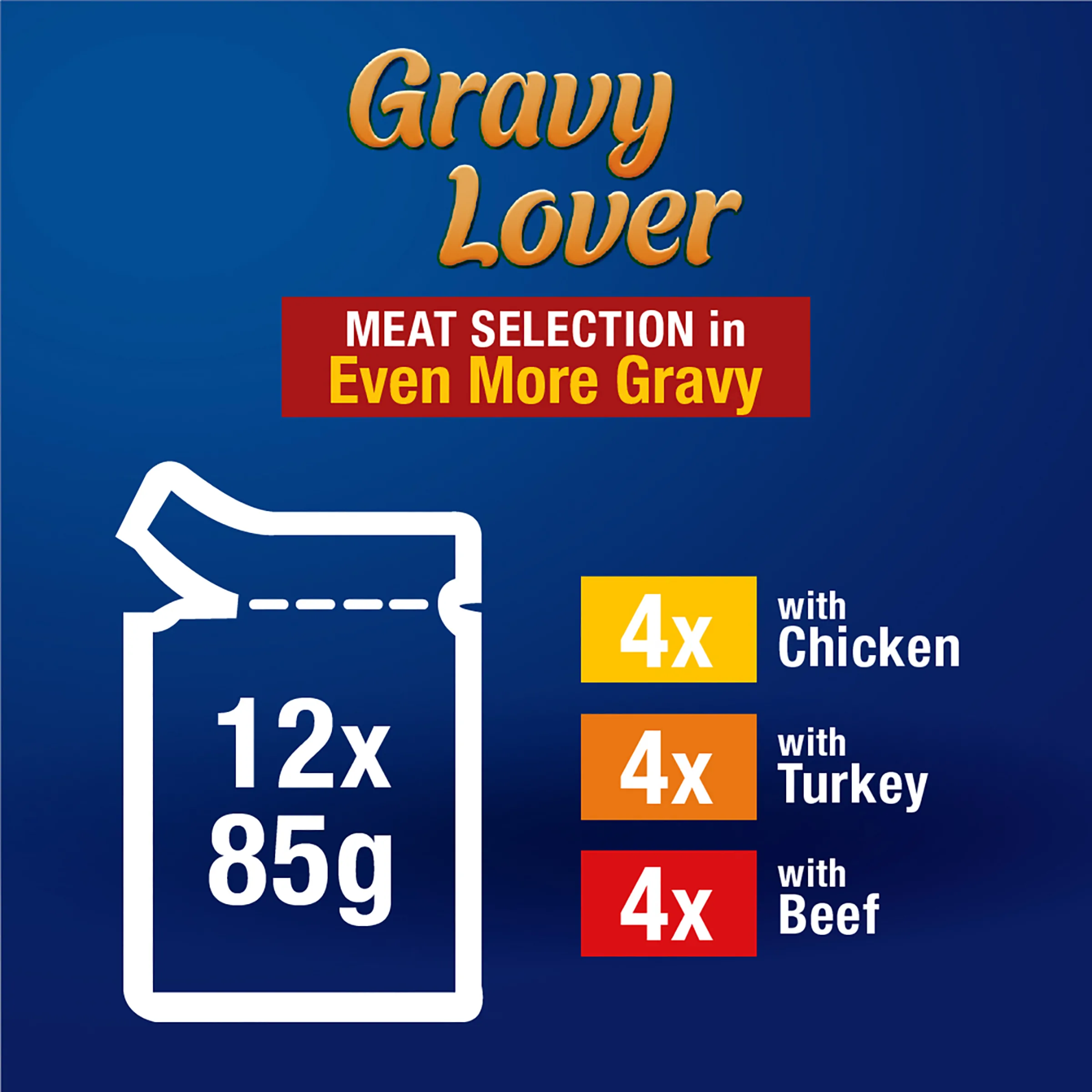 FELIX Adult As Good as it Looks™ Gravy Lover Meat Selection Wet Cat Food 12x85g - Image 13