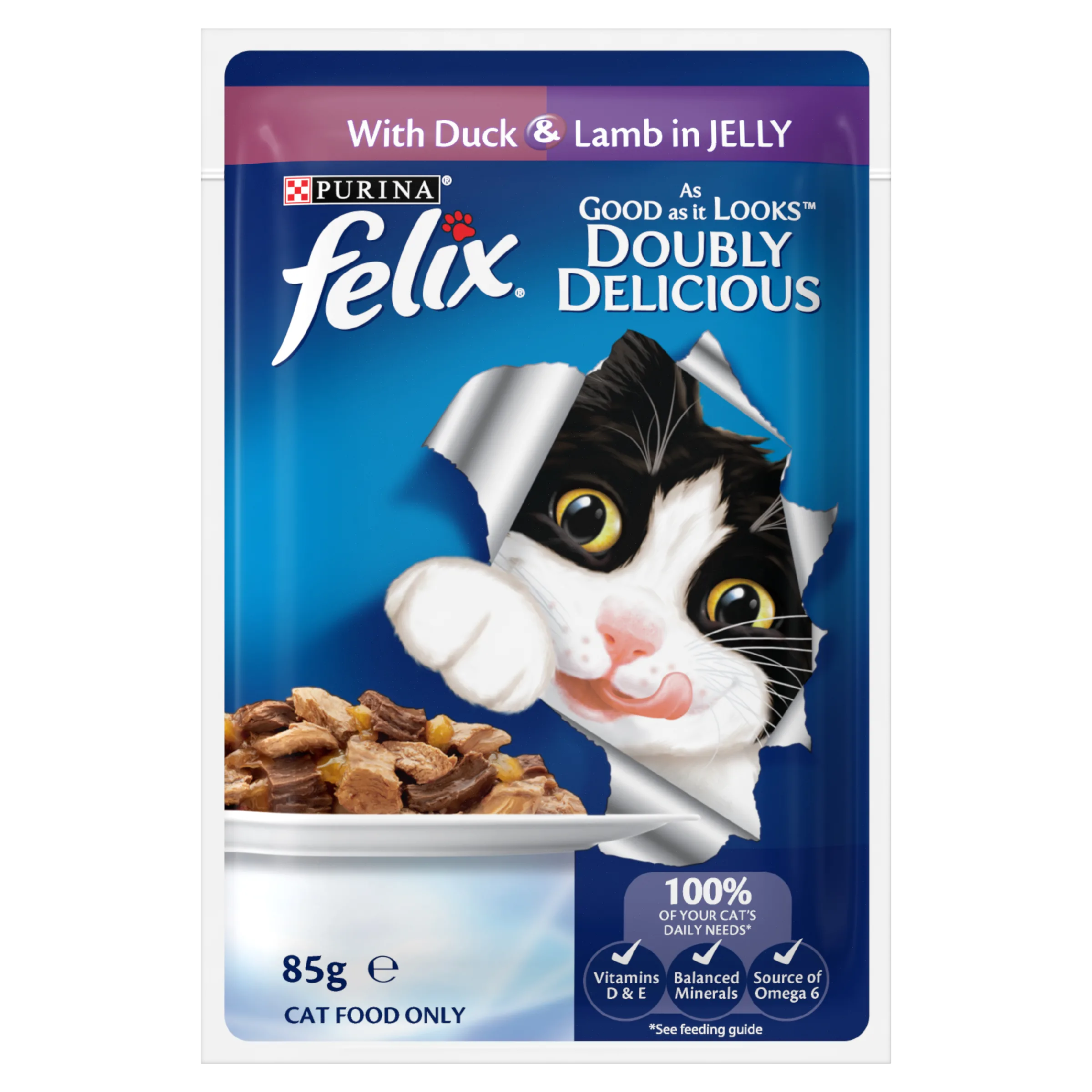 FELIX Adult As Good as it Looks™ Doubly Delicious Meat Selection in Jelly Wet Cat Food 12 x 85g - Image 9