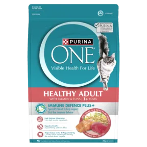 Purina ONE Adult Salmon & Tuna Dry Cat Food Bag 3kg