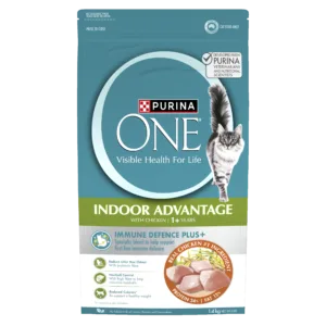 Purina ONE Adult Indoor Chicken Dry Cat Food Bag 1.4kg