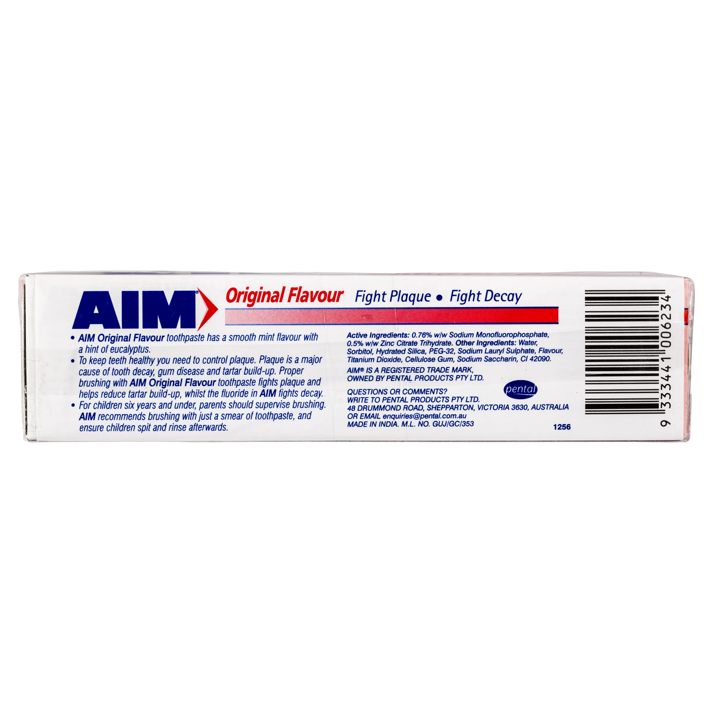 Aim Toothpaste Original Flavour 3 x 90g - Image 8