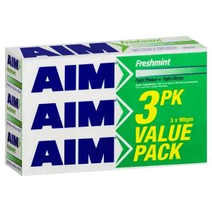 Aim Freshmint Value Pack Regular 3 PACK 270GM