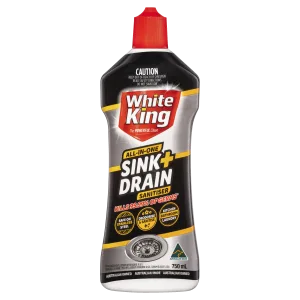 White King Sink & Drain Sanitiser 750mL