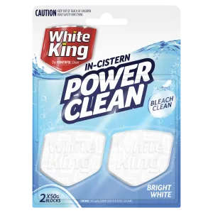 White King In-Cistern Blocks Bright White 2 Pack