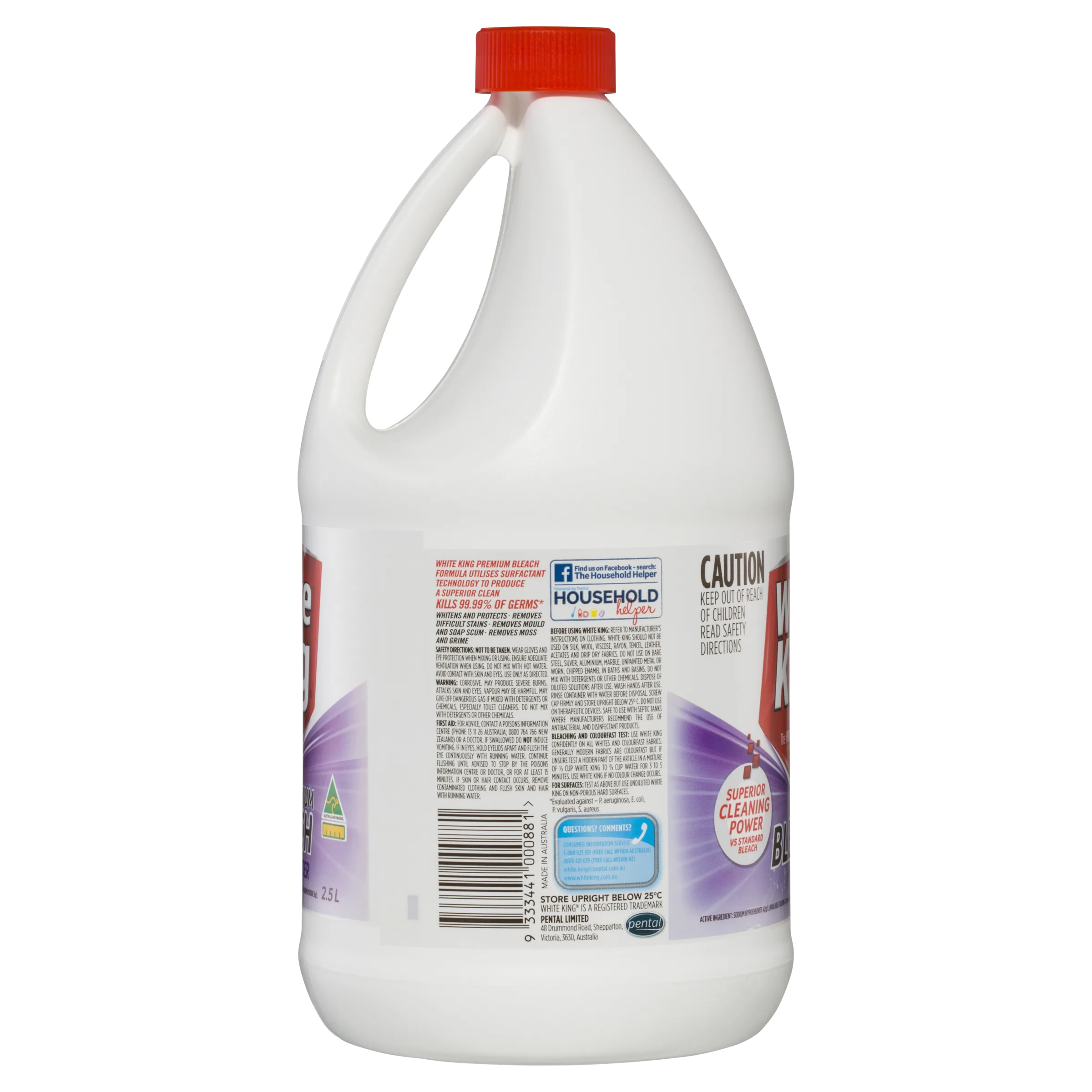 White King Bleach Lavender 2.5L - Image 5