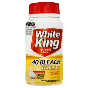 White King Bleach Lemon 40 Tablets