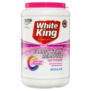 White King Oxy Powder Fabric Stain Remover Regular 1KG