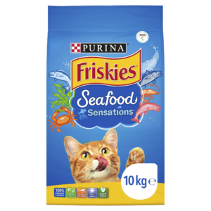 Friskies Adult Seafood Sensations Dry Cat Food 10kg