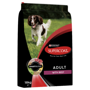 SUPERCOAT® SMARTBLEND® Adult Dog Food With Beef 18kg