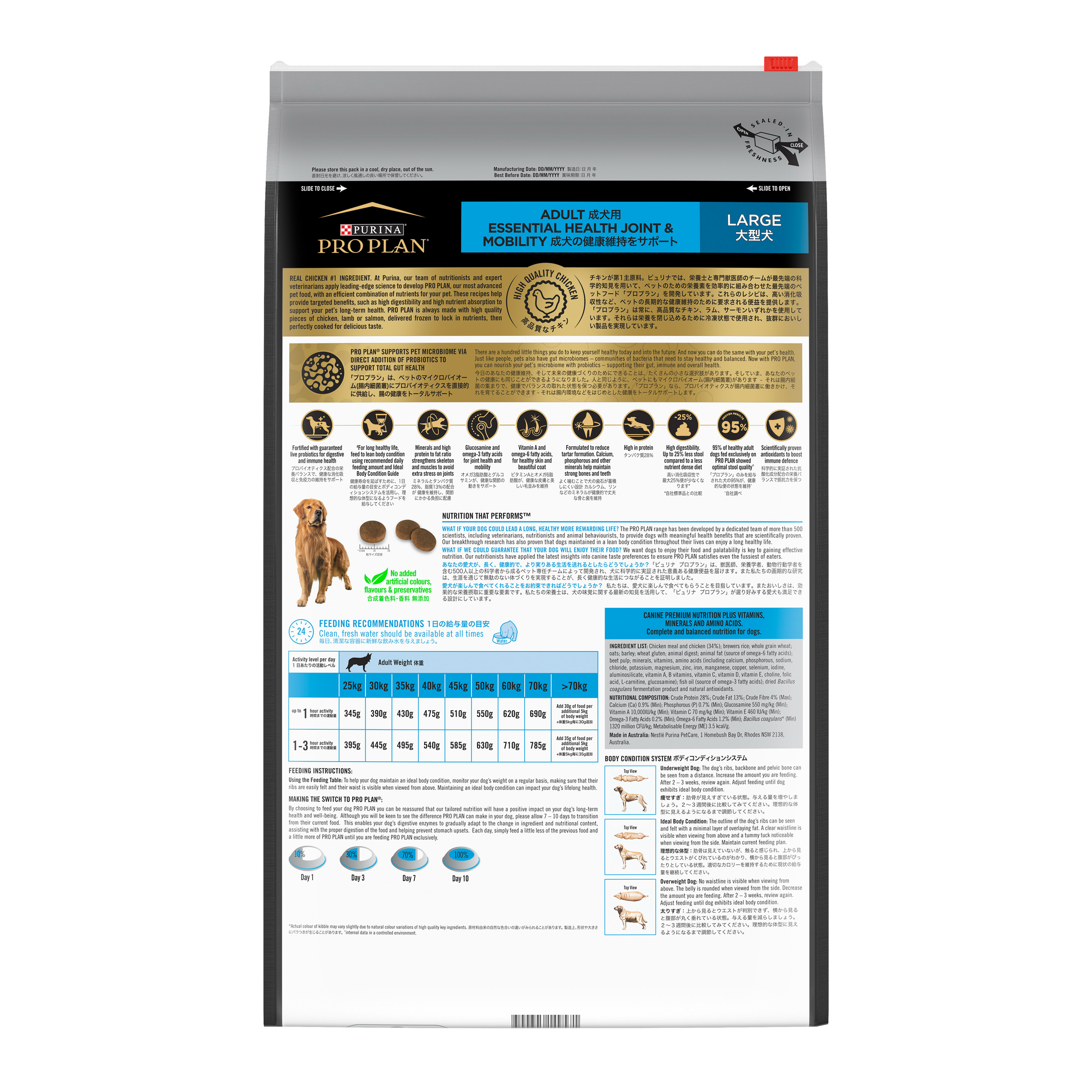 PRO PLAN Adult Large Breed Chicken Dry Dog Food 15kg - Image 4