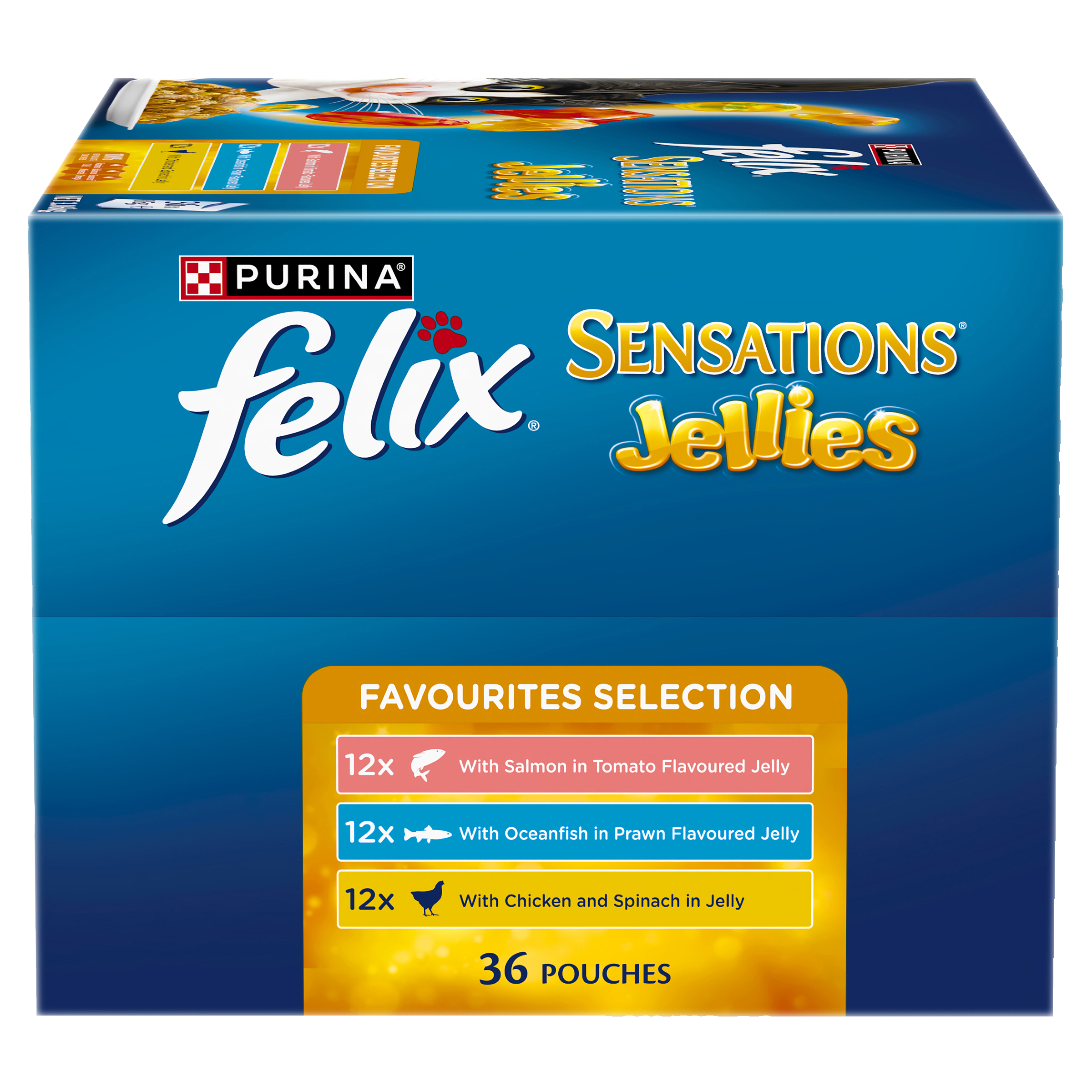 FELIX Adult Sensations® Jellies Favourites Selection Wet Cat Food 36x85g - Image 6