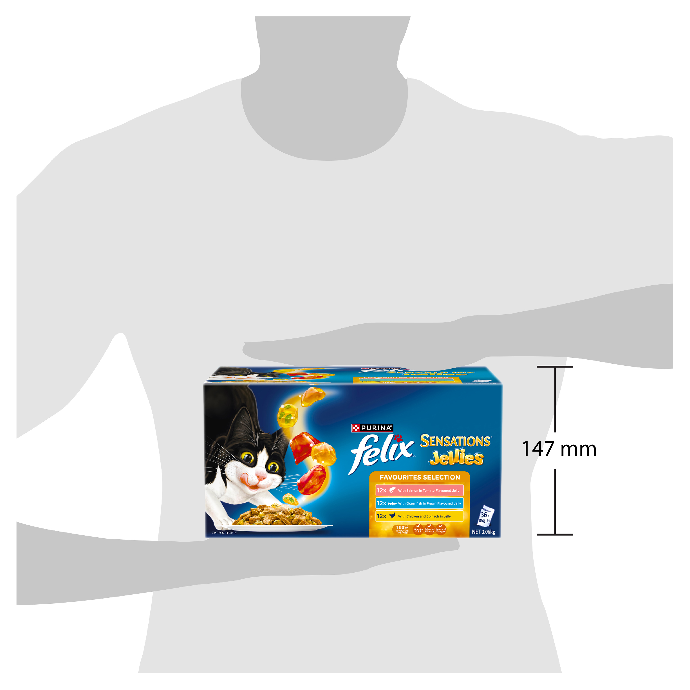 FELIX Adult Sensations® Jellies Favourites Selection Wet Cat Food 36x85g - Image 3