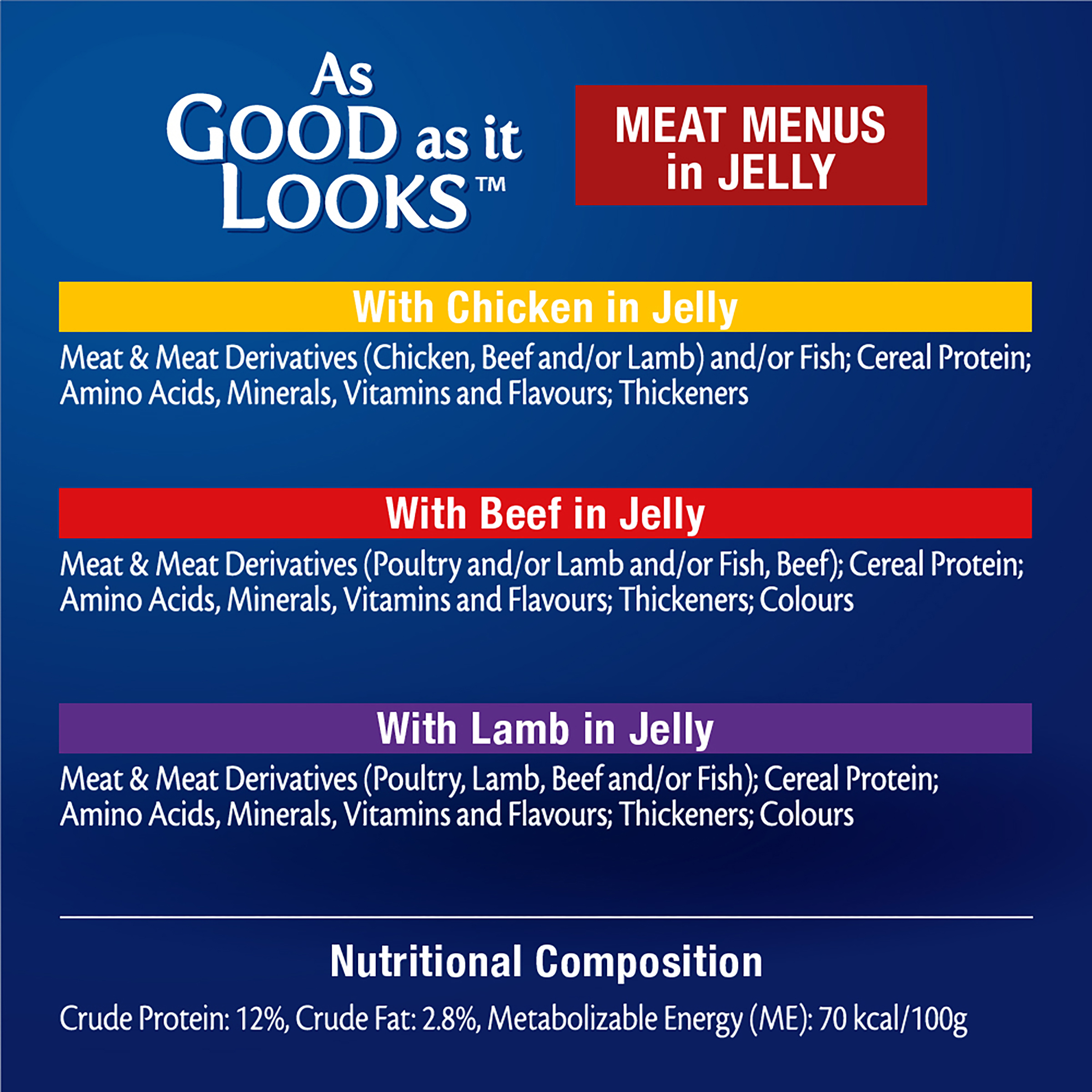 FELIX Adult As Good as it Looks™ Meat Menus in Jelly Wet Cat Food 12 x 85g - Image 5