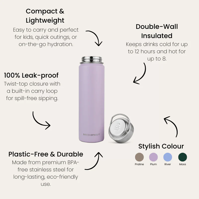 Insulated Drink Bottle 650ml | River - Image 5