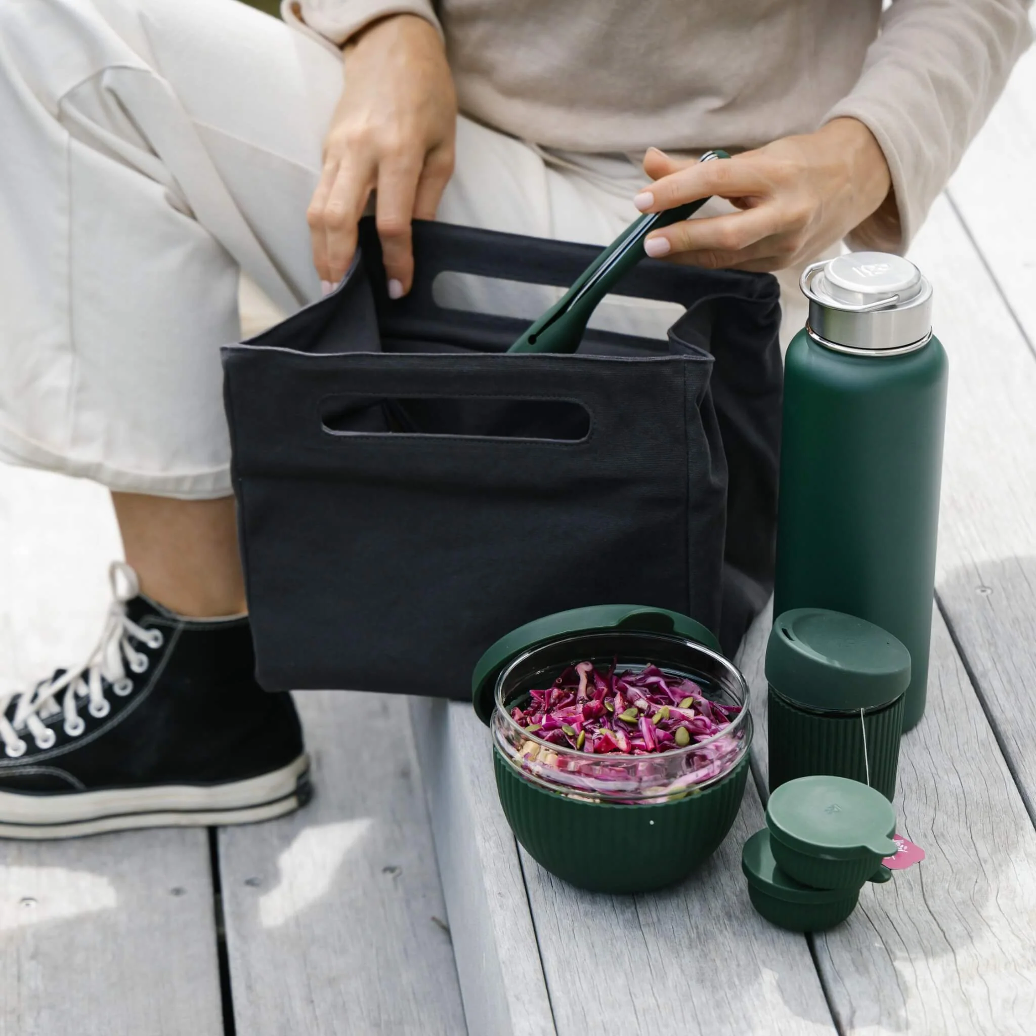 Lunch Tote | 6.2L Charcoal - Image 4