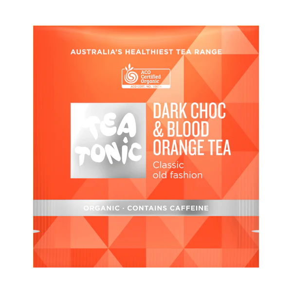 Tea Tonic - Blood Orange & Dark Chocolate Tea - 20 Teabags Box Organic - Image 3