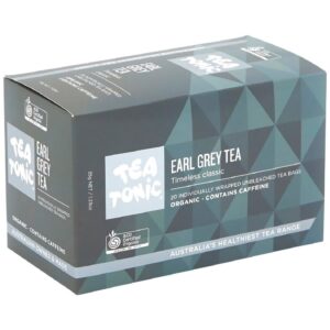 Tea Tonic - Earl Grey Tea - 20 Teabags Box Organic