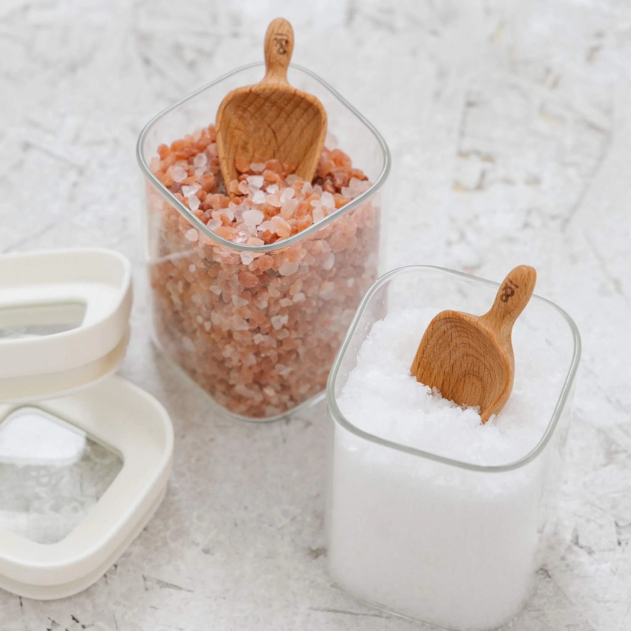 Wooden Beechwood Spice Scoop 4pk - Image 3