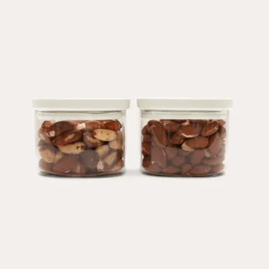 Newrybar Square Glass Pantry Jars | 2pk 500ml