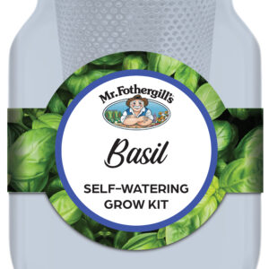 Sweet Basil Self-Watering Mason Jar Grow Kit