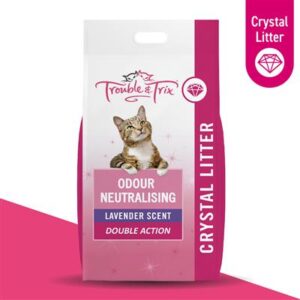 Trouble and Trix Crystal Odour Neutralising Lavender Cat Litter 7L