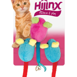 Trouble and Trix HiJinx Mice Bell 3pk