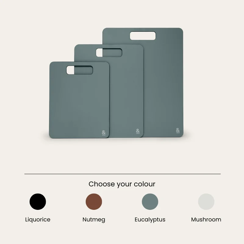 Wood Fibre Chopping Board Trio | Eucalyptus - Image 2