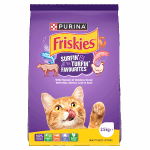 FRISKIES Adult Surfin' Turfin' Dry Cat Food 2.5kg