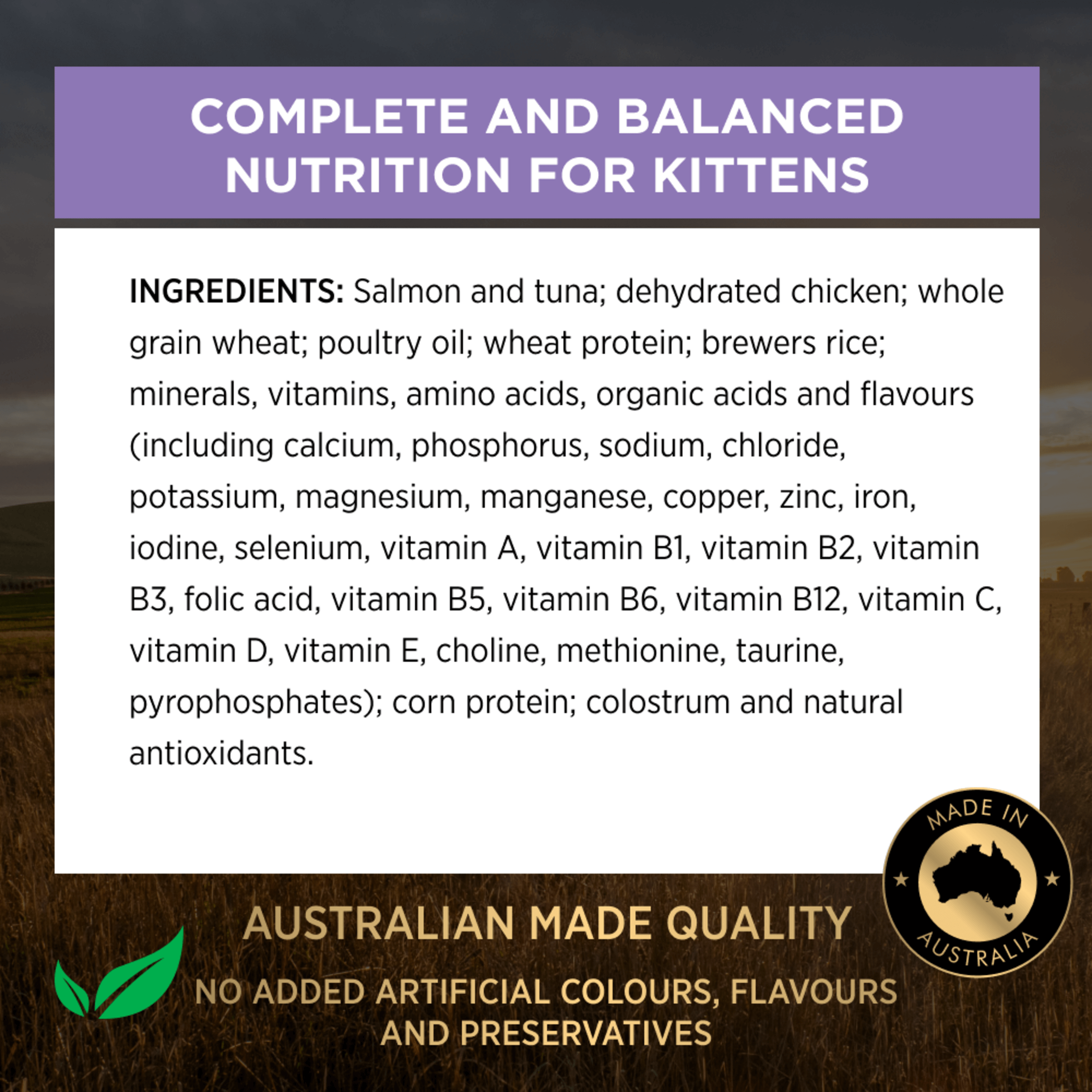 PRO PLAN Kitten Starter Salmon & Tuna Formula Dry Cat Food 1.5kg - Image 5