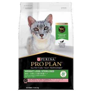 PRO PLAN Weight Loss Sterilised Salmon & Tuna Formula Dry Cat Food 3kg
