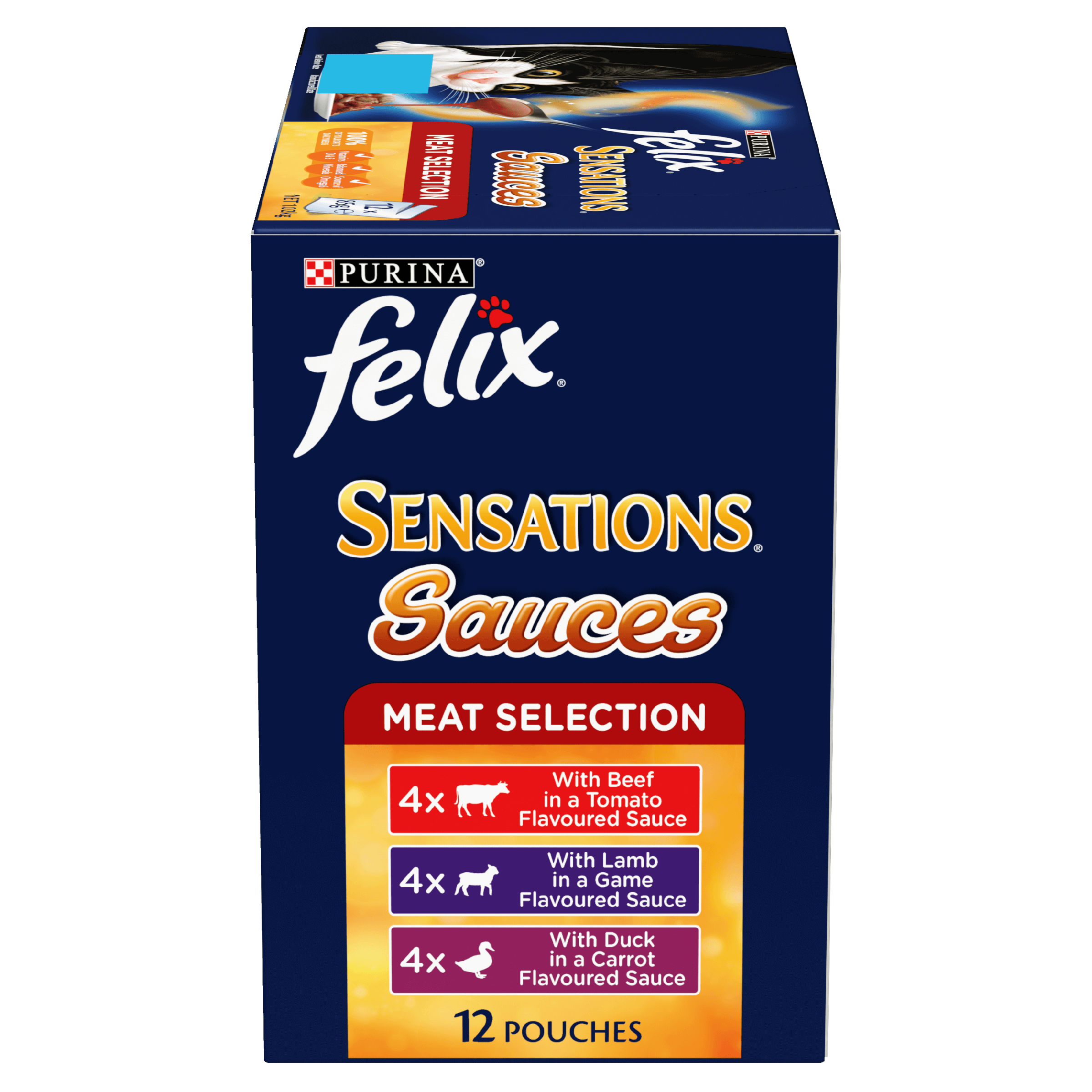 FELIX Adult Sensations® Sauces Meat MP Wet Cat Food 12 x 85g - Image 5