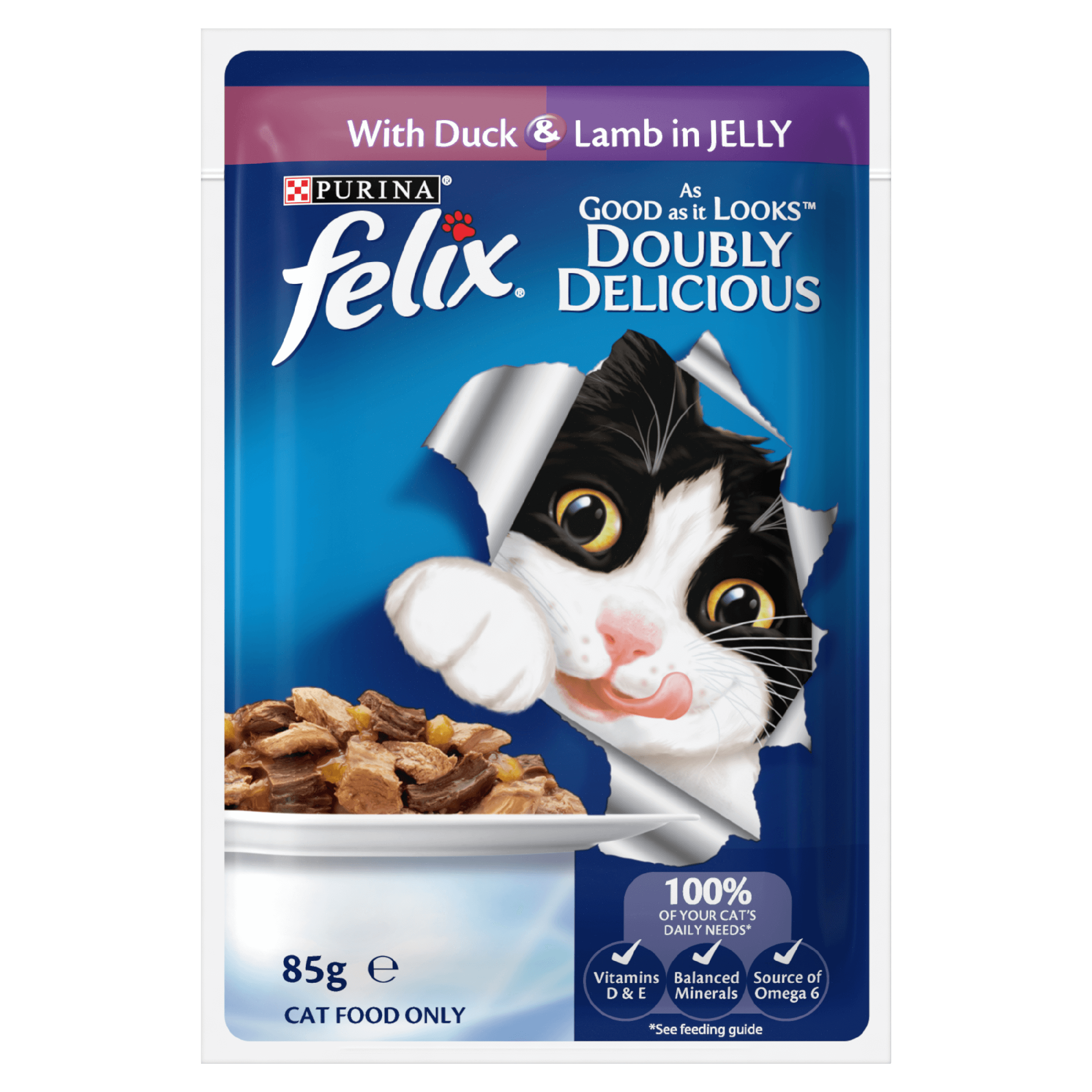 FELIX Adult As Good as it Looks™ Doubly Delicious Meat Selection in Jelly Wet Cat Food 12 x 85g - Image 9