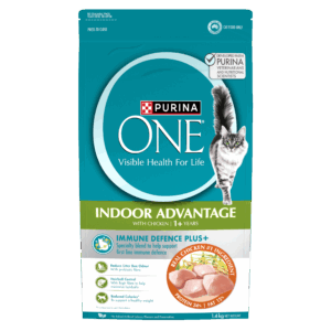 Purina ONE Adult Indoor Chicken Dry Cat Food Bag 1.4kg