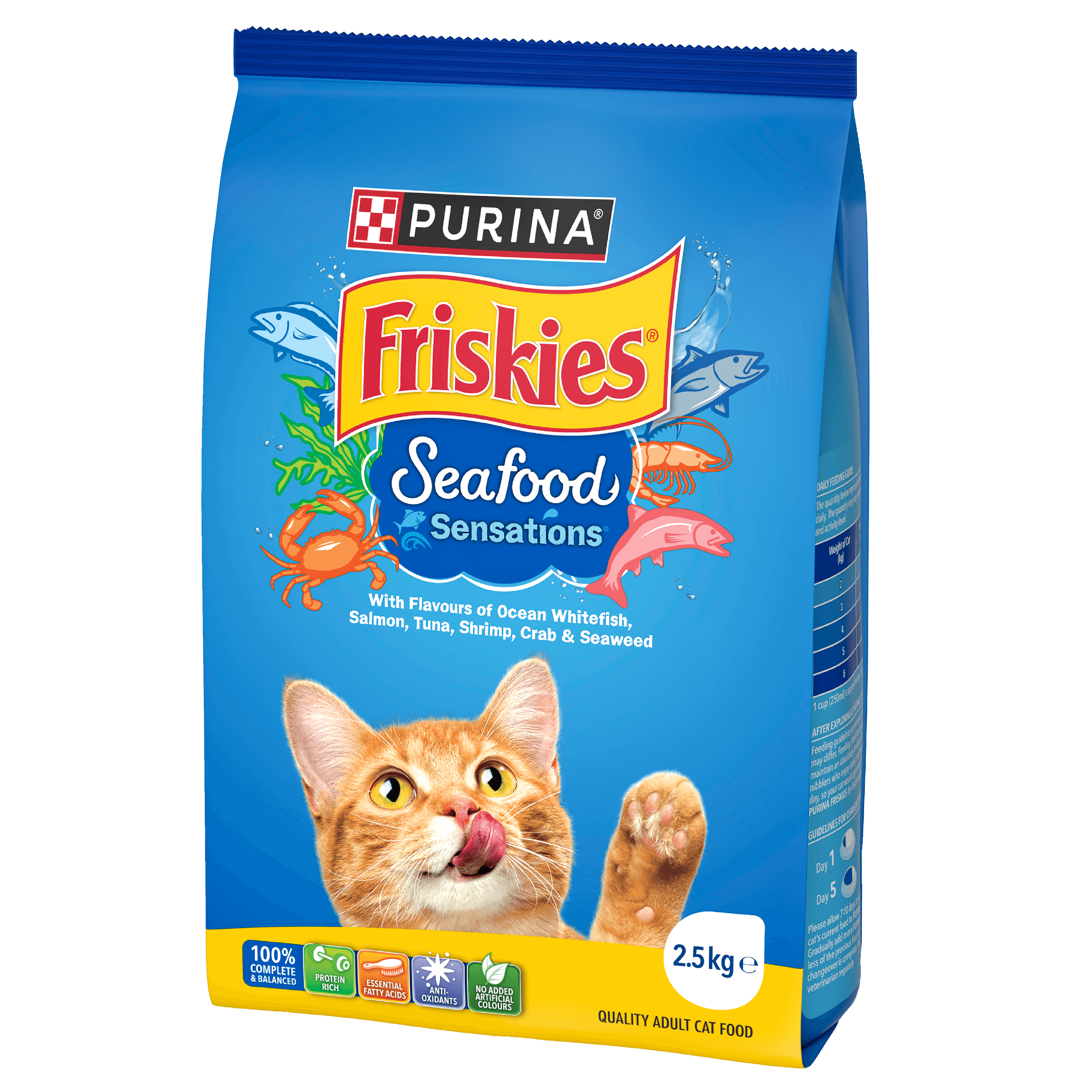 Friskies Adult Seafood Sensations Dry Cat Food 2.5kg - Image 10
