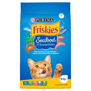 Friskies Adult Seafood Sensations Dry Cat Food 10kg