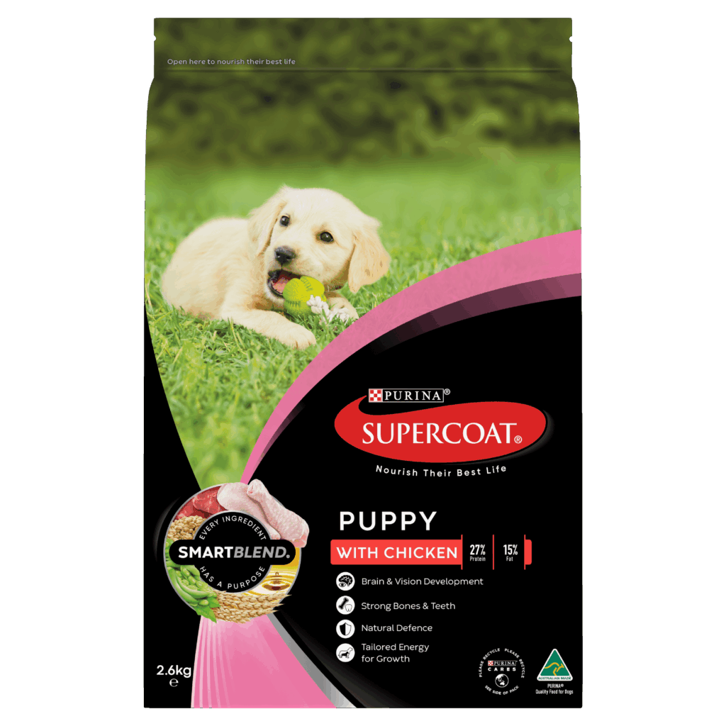 SUPERCOAT® SMARTBLEND® Puppy Dog Food With Chicken 2.6kg