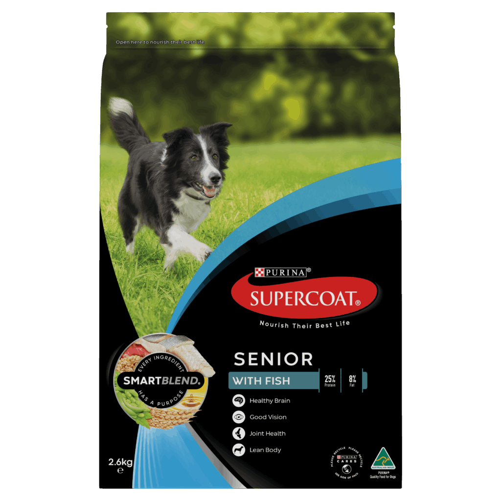 SUPERCOAT® SMARTBLEND® Senior Dog Food With Fish 2.6kg