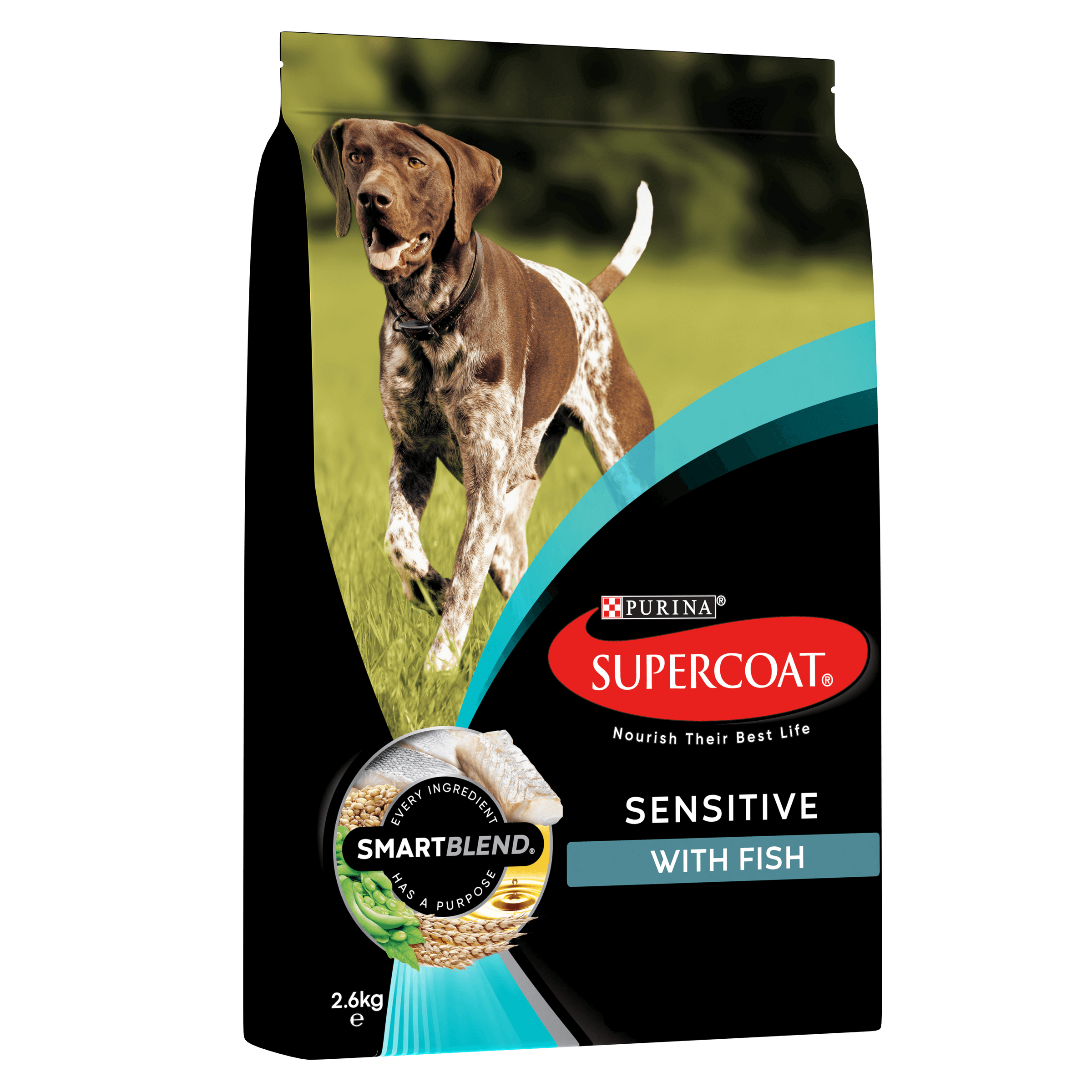 SUPERCOAT® SMARTBLEND® Adult Sensitive Dog Food With Fish 2.6kg