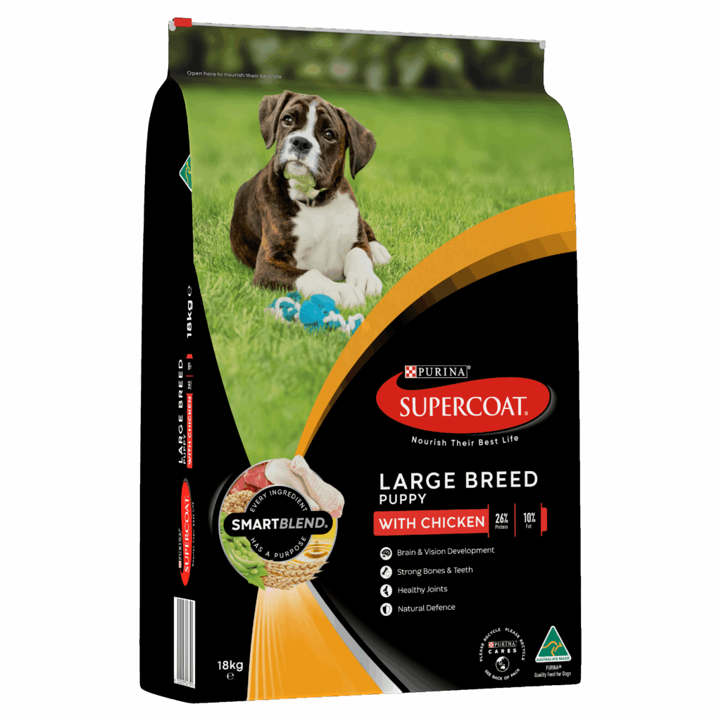 SUPERCOAT® SMARTBLEND® Puppy Large Breed Dog Food With Chicken 18kg
