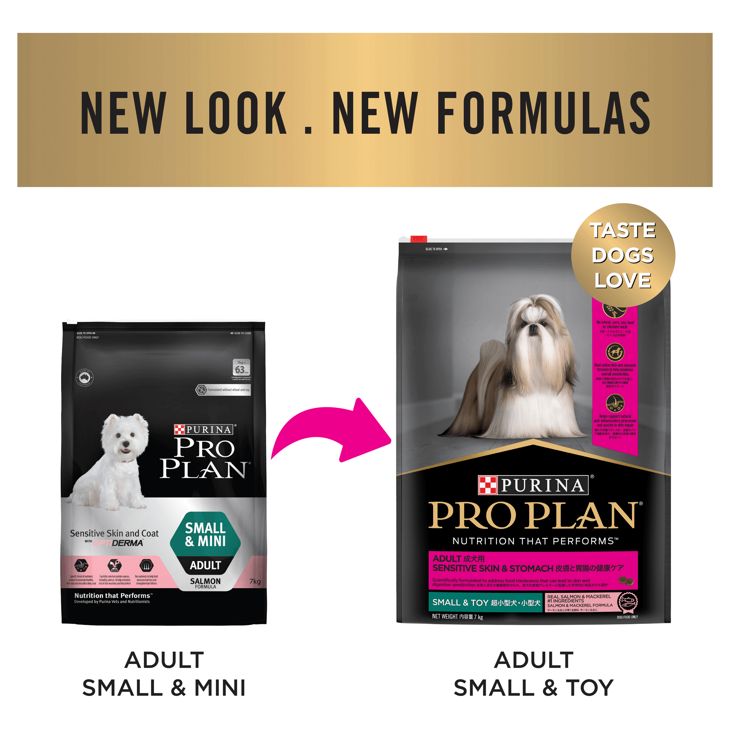 PRO PLAN Adult Sensitive Skin & Stomach Small & Toy Breed Dry Dog Food 7kg - Image 7